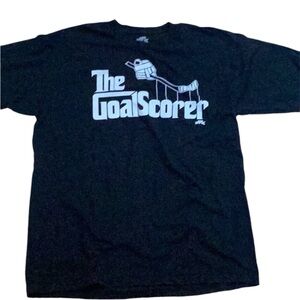 Hatric The Goal Scorer Hockey Stick Black Tee Shirt Large
